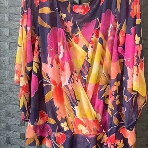 Floral Kimono Wrap Top
